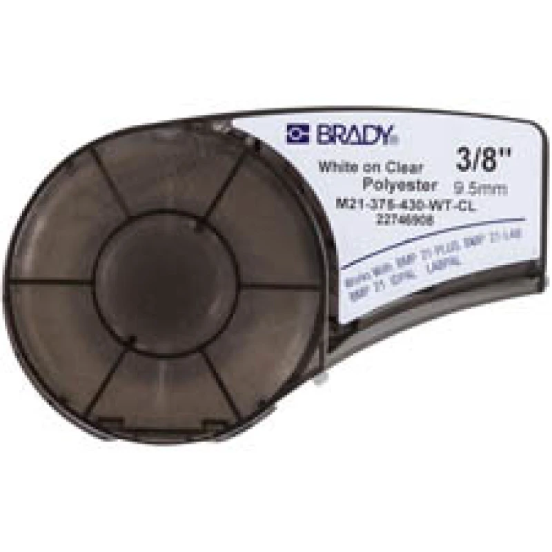 Image of Brady 139748 Black. White Self-adhesive printer label