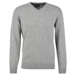 Image of Barbour Essential V-Neck Sweatshirt - Grey