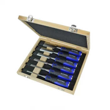 Image of Soft Grip Chisel Set + Storage Box, 6 Piece