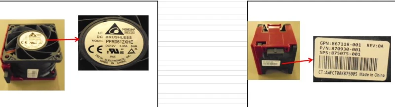 Image of HPE 875075-001 rack accessory Fan kit