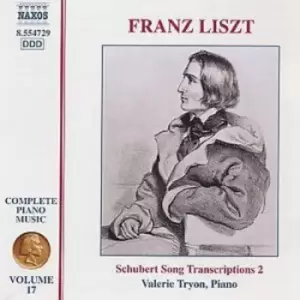 Image of Franz Liszt - Transcriptions of Schubert Lieder CD Album - Used