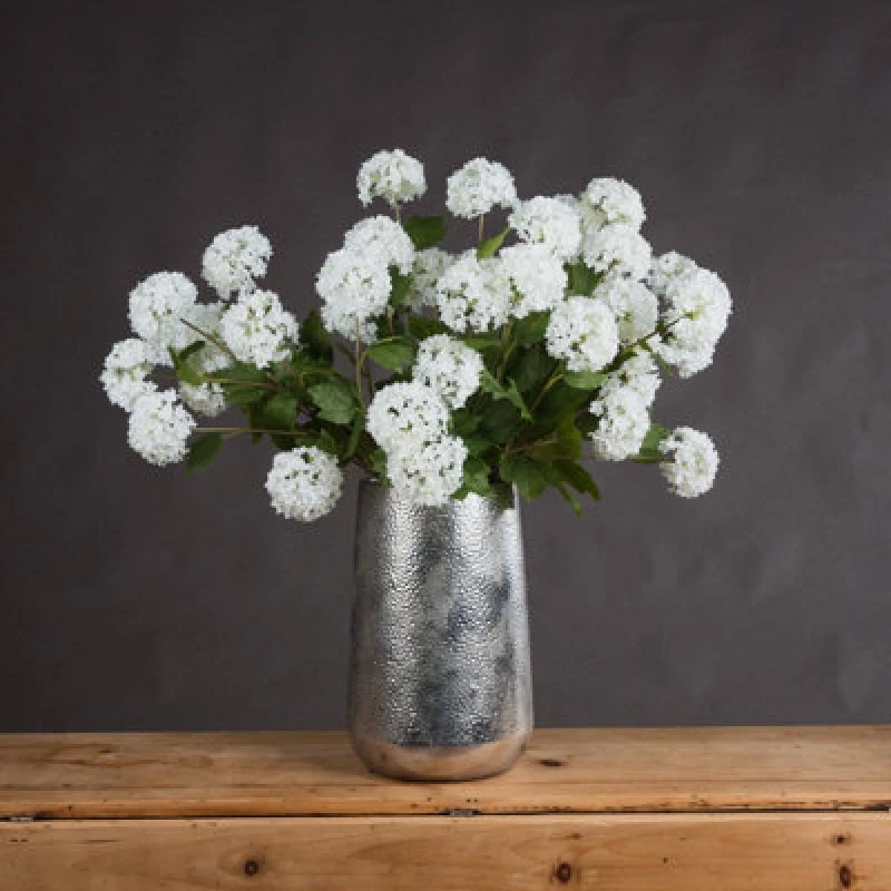 Image of Hill Interiors Viburnum Opulus White Faux Plant