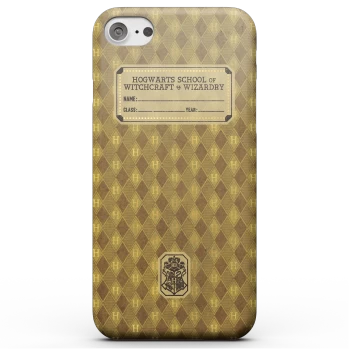 Image of Harry Potter Hufflepuff Text Book Phone Case for iPhone and Android - Samsung S6 - Snap Case - Gloss