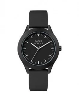 Image of Jack Wills Union Black Dial Black Strap Watch