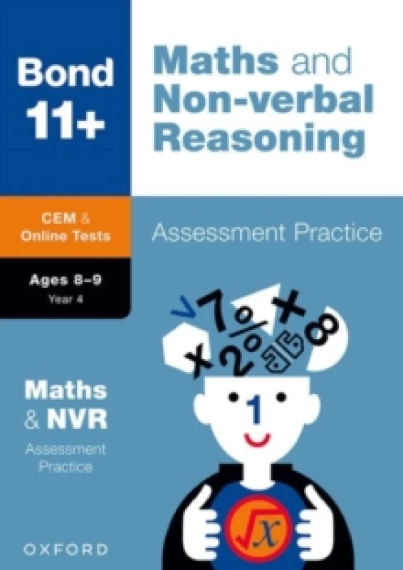 Image of Bond 11+ CEM Maths & Non-verbal Reasoning Assessment Papers 8-9 Years (for Cambridge Select Insight) Paperback / softback