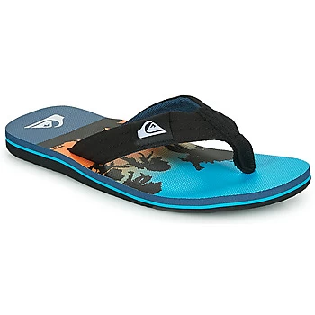 Image of Quiksilver MOLOKAI LAYBACK boys's Childrens Flip flops / Sandals in Blue kid,4,4.5,5,10 kid,13 kid,2.5 kid