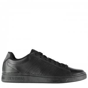 Image of K Swiss Court Casper Mens Trainers - Black Mono