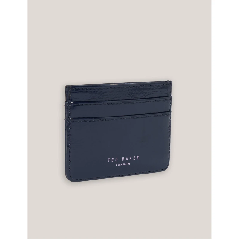 Image of Ted Baker Womens Crink Card Holder Navy female One Size