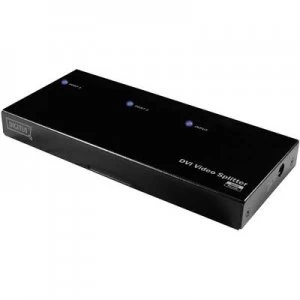 Image of Digitus DS-41211 2 ports DVI splitter 1920 x 1200 p Black
