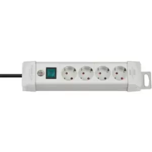 Image of Brennenstuhl 1955540100 Power strip (+ switch) 4x White PG connector
