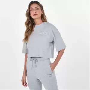 Image of Everlast Laurel Crop T-Shirt - Grey