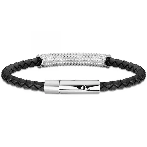 Image of Police Gents Police Jewellery 21cm Bracelet POL.22149BM - Black One Size