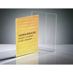Image of Sigel TA220 Desk display board T-shape Paper size: A4 Glassy