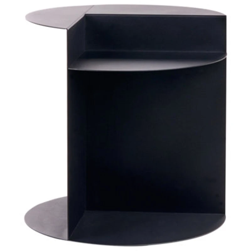 Image of Beliani Side Table Taggart Metal Black