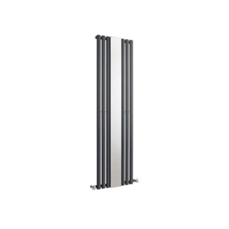 Image of HUDSON REED Hudson Reed - Nuie 1800mm x 499mm Anthracite Revive Single Panel Radiator with Mirror - HLA78 HLA78