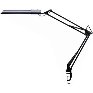 Image of Unilux Swingo Fluorescent Desk Lamp Black