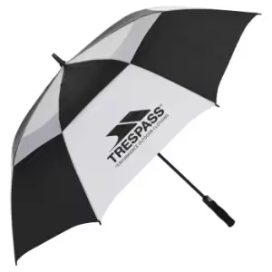 Image of Trespass Catterick Automatic Umbrella (One Size) (Black/White)