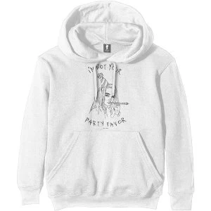 Image of Billie Eilish - Party Favor Unisex Medium Hoodie - White