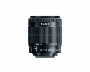 Image of Canon EF S 18 55mm f3.5 5.6 STM IS Lens White Box
