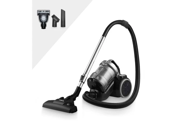 Image of Tower T102004PLPET 1.5L Cylinder Vacuum Cleaner Platinum with Pet Tool in Black Unisex