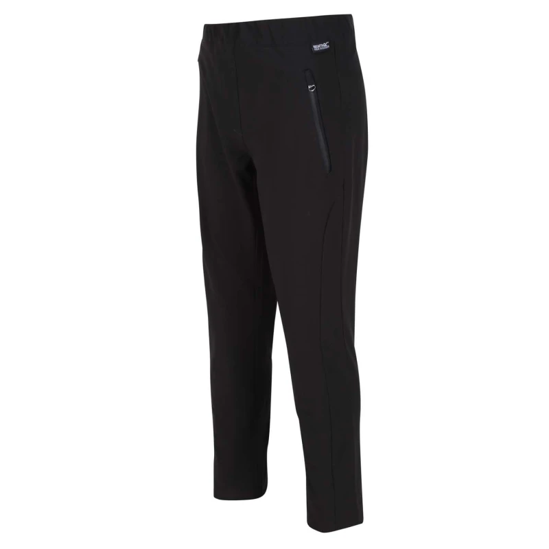 Image of Regatta Pentre Water Repellent Trousers - Black 11 - 12 Years