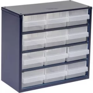 Image of raaco 612-02 Small parts container (W x H x D) 306 x 283 x 150 mm No. of compartments: 12