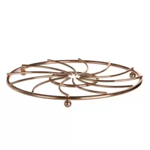 Image of Kuper Rose Gold Metal Wire Trivet