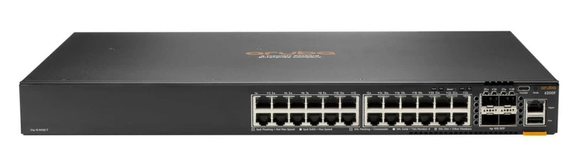 Image of HP Enterprise HPE Aruba Networking CX 6200F 24G Class-4 PoE 4SFP+ 370W Managed L3 Gigabit Ethernet (10/100/1000) Power over Ethernet (PoE