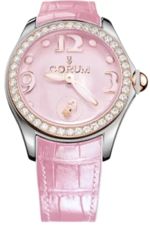 Image of Corum Watch Bubble Mother of Pearl Ladies Pink Diamond