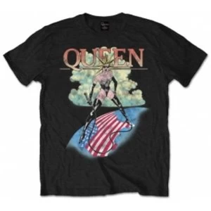Image of Queen 'Mistress' Mens Medium T-Shirt - Black