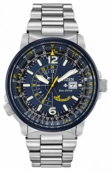 Image of Citizen Mens Eco-Drive Blue Promaster Nighthawk BJ7006-56L Watch