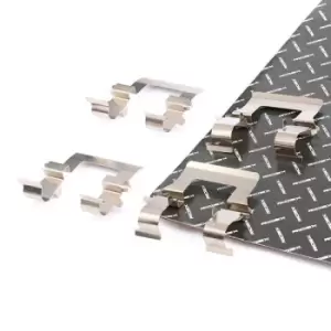 Image of RIDEX Accessory Kit, disc brake pads SEAT,PEUGEOT,CITROEN 1164A0067 MB011940,MR389599