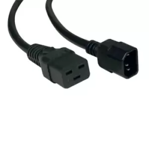 Image of Tripp Lite P047-006 Power Cord C19 to C14 - Heavy-Duty 15A 250V 14 AWG 6 ft. (1.83 m) Black