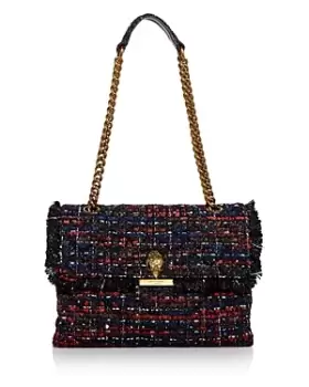Image of Kurt Geiger London Kensington X Tweed Shoulder Bag