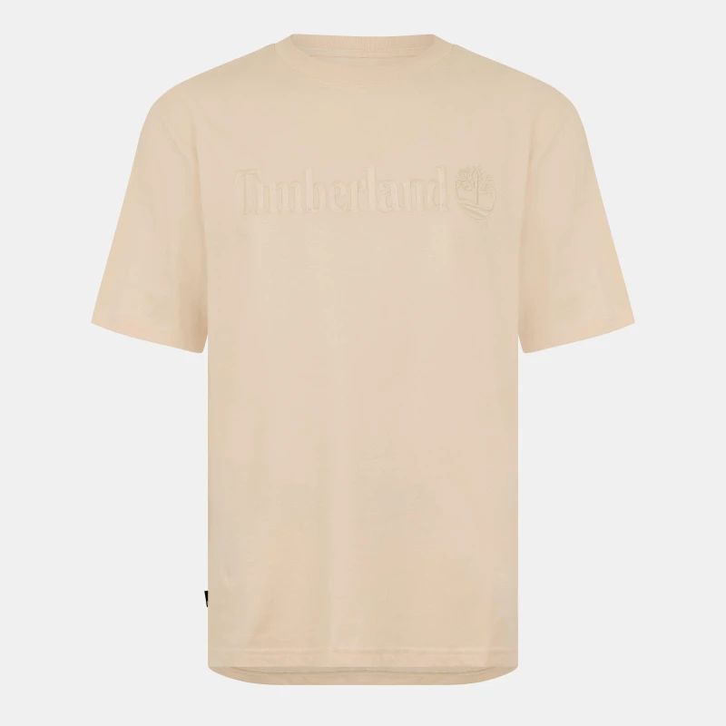Image of Timberland - Hampthon Short Sleeve T-Shirt for Men in Beige, Man, Beige, Size: S