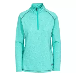 Image of Trespass Womens/Ladies Zirma Long Sleeve Active Top (XS) (Lagoon Marl)