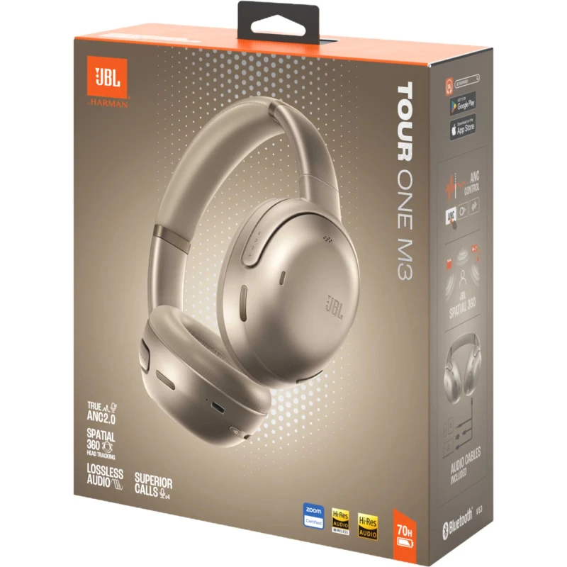 Image of JBL TOURONEM3-LTT Tour One M3 Noise Cancelling Headphones - Latte JBL TOURONEM3-LTT