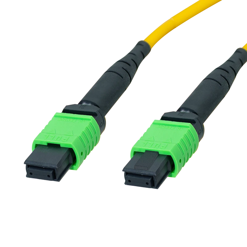 Image of LogiLink MPO Patch Cord 12 cores OS2. MPO/APC F/F. Type B. 2 m