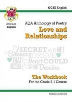 Image of New Gcse English Literature Aqa Poetry Workbook Love and Relationships Anthology includes Answers Hardback