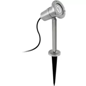 Image of Nema - 1 Light Outdoor Spike Light Stainless Steel IP44, GU10 - Eglo