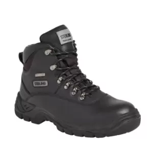 Image of Sterling Steel SS812SM Black Waterproof Safety Hiker - Size 4