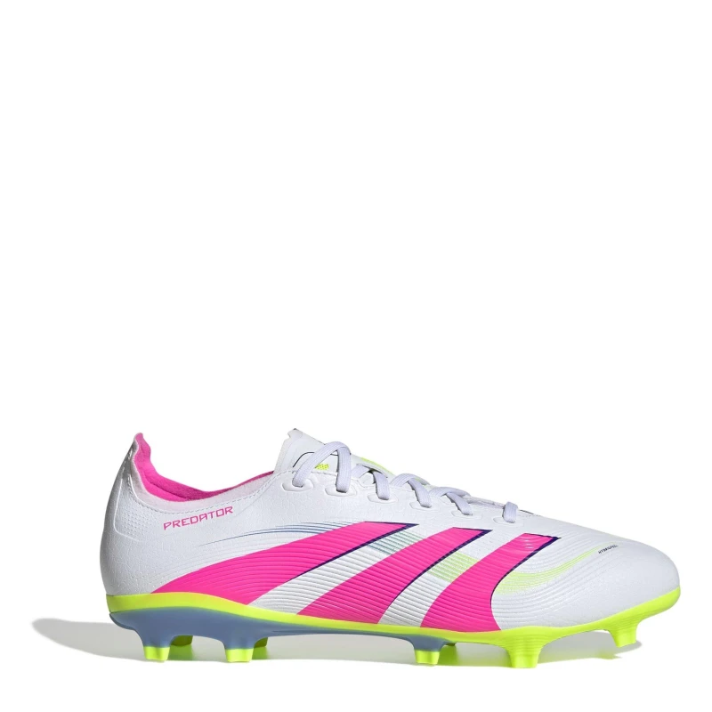 Image of adidas Predator League Adults Firm Ground Football Boots Ftwr White/Luci male 7 (40.7)