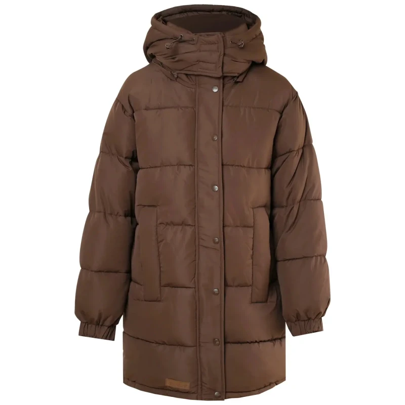 Image of Sixth June Womens Sixth June Oversized Long Puffer Marron Female S