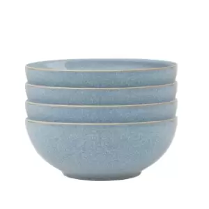 Image of Elements Blue Set Of 4 Alt Coupe Cereal Bowl