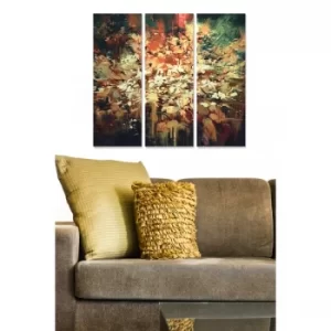 Image of MDF260711441 Multicolor Decorative MDF Painting (3 Pieces)