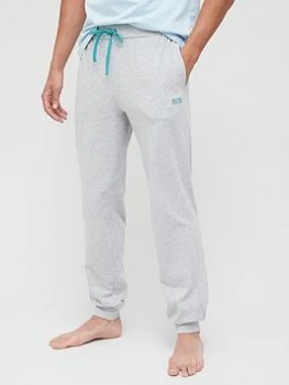 Image of Hugo Boss Mix and Match Cuffed Lounge Pants Grey Marl Size M Men