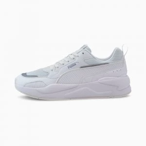 Image of Mens PUMA X-Ray 2 Square Trainers, White/Grey Violet Size 7 Shoes