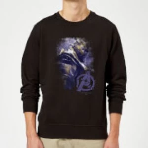 Image of Avengers Endgame Thanos Brushed Sweatshirt - Black - XL