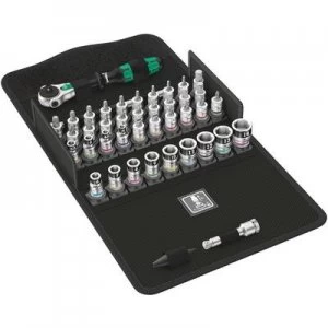 Image of Wera 8100 SA All-in Zyklop Speed Bit set Metric 1/4 (6.3 mm) 42 Piece 05003755001