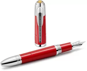 Image of Mont Blanc - Great Characters Enzo Ferrari Special Edition Fountain Pen M - Fountain Pens - Red